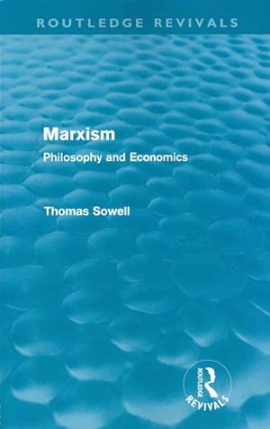 Bild des Verkufers fr Marxism : Philosophy and Economics zum Verkauf von GreatBookPrices
