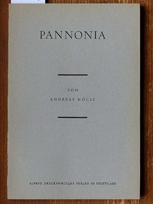 Image du vendeur pour Pannonia. (Sonderdr. aus Pauly-Wissowa, Realencyclopdie der classischen Altertumswissenschaft [RE], Suppl.-Bd. 9.) mis en vente par Michael Fehlauer - Antiquariat