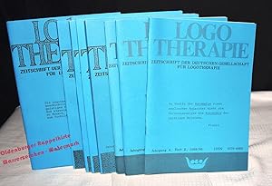 9 x LOGOTHERAPIE-Zeitschrift der deutschen Gesellschaft für Logotherapie - Jahrgang 1-1986- Jahrg...