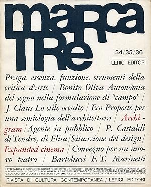 Seller image for Marcatre 34-35-36. Dicembre 1967 for sale by Studio Bibliografico Marini