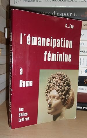 Bild des Verkufers fr L'EMANCIPATION FEMININE DANS LA ROME ANTIQUE zum Verkauf von Planet's books