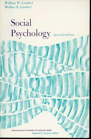 Seller image for Social Psychology for sale by Librairie Le Nord