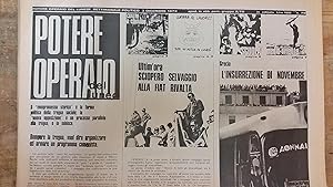 Potere operaio del lunedì Settimanale politico 3 dicembre 1973 n. 78 Il "compromesso storico" è l...