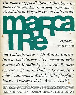 Seller image for Marcatre n. 23-24-25, 1966 for sale by Studio Bibliografico Marini
