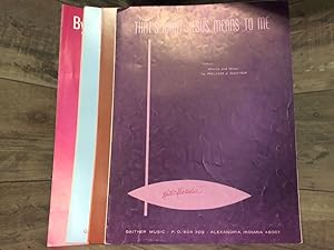 Seller image for 8 William and Gloria Gaither Music Sheets for sale by Archives Books inc.