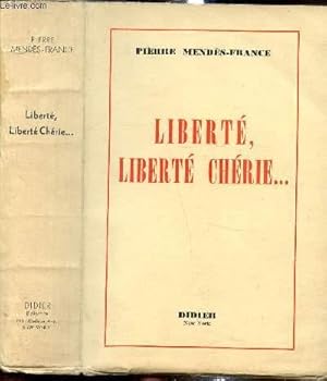 Seller image for Libert libert chrie. choses vcues - for sale by Le-Livre