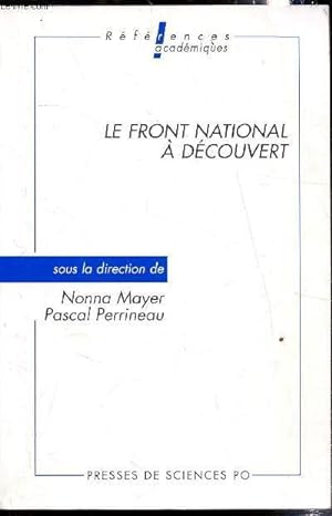 Image du vendeur pour Le front National  dcouvert mis en vente par Le-Livre