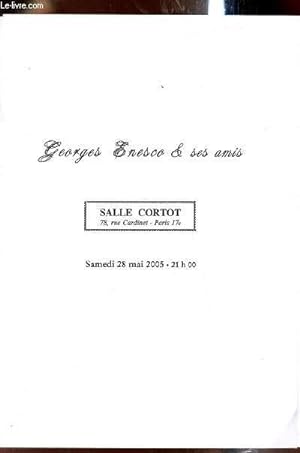 Immagine del venditore per Georges Enesco & ses amis - Salle Cortot - Samedi 28 mai 2005 - venduto da Le-Livre