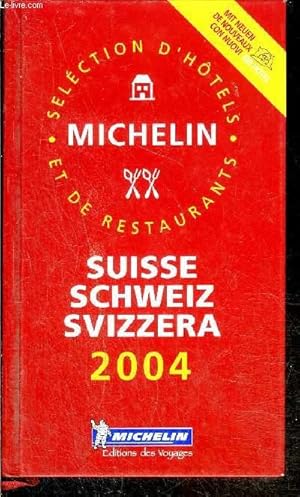 Bild des Verkufers fr GUIDES ROUGE MICHELIN Suisse - Htels et restaurants zum Verkauf von Le-Livre