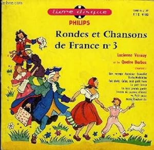 Livre disque 45t // Rondes et chansons de France n°3