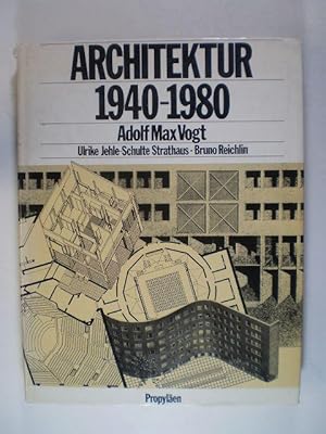 Bild des Verkufers fr Architektur 1940-1980. Adolf Max Vogt zum Verkauf von Buchfink Das fahrende Antiquariat