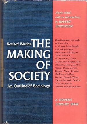 Imagen del vendedor de The Making of Society: An Outline of Sociology a la venta por Dorley House Books, Inc.