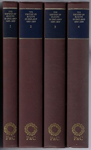 The History of Suicide in England 1650-1850 (4 volumes)