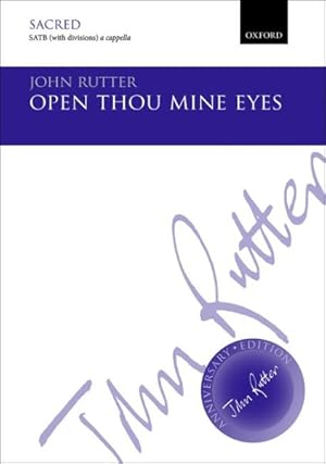 Immagine del venditore per Open Thou Mine Eyes: Vocal Score venduto da GreatBookPrices