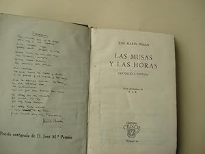 Las musas y las horas (Antología poética)