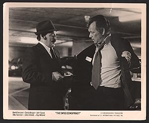 Immagine del venditore per Swiss Conspiracy-David Janssen and John Saxon-8x10-B&W-Still venduto da DTA Collectibles