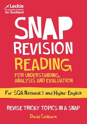 Imagen del vendedor de National 5/Higher English Revision: Reading for Understanding, Analysis and Evaluation : Revision Guide for the New 2019 Sqa English Exams a la venta por GreatBookPrices