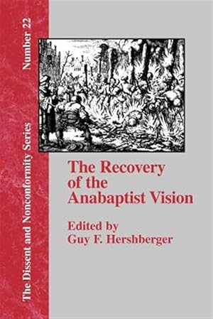 Immagine del venditore per Recovery of the Anabaptist Vision venduto da GreatBookPrices