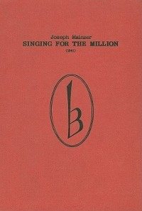Imagen del vendedor de Singing for the Million, 1841 a la venta por GreatBookPrices