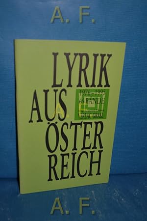 Immagine del venditore per Lyrik aus sterreich 1976-1995, 65 Bnde. venduto da Antiquarische Fundgrube e.U.