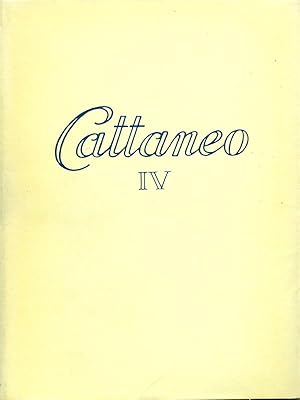 Imagen del vendedor de Cattaneo IV a la venta por Librodifaccia