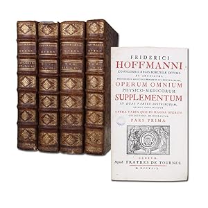 Opera omnia physico-medica. Denuò revisa, correcta & aucta. 6 Teile und 2 Supplemente in 4 Bänden.