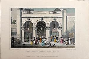 Seller image for West End. Piccadilly. Burlington Arcade. for sale by theoldmapman