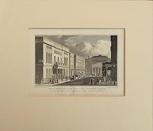 Seller image for St. James's. United Service Military Club House, Haymarket Theatre & part of the Opera Colonnade, from Regent Street. for sale by theoldmapman