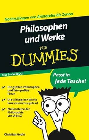 Bild des Verkufers fr Philosophen Und Werke Fur Dummies -Language: german zum Verkauf von GreatBookPrices