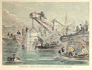 Seller image for Thames Tunnel. Diving Bell used in the Construction. for sale by theoldmapman