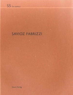 Image du vendeur pour Savioz Fabrizzi mis en vente par GreatBookPrices