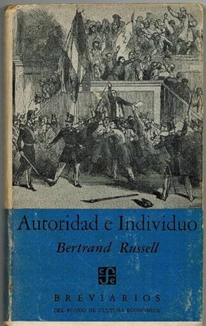 Seller image for Autoridad e individuo. [Traduccin del alemn: Eugenio maz] for sale by La Librera, Iberoamerikan. Buchhandlung
