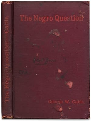The Negro Question. [Provenance]