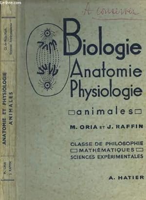 Biologie, anatomie et physiologie animales et végétales