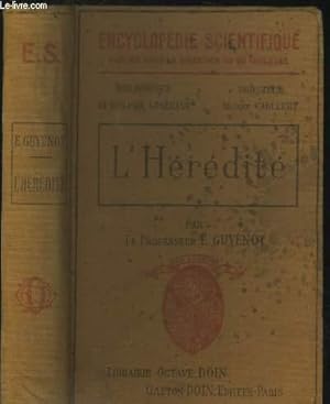 Bild des Verkufers fr L'hrdit zum Verkauf von Le-Livre