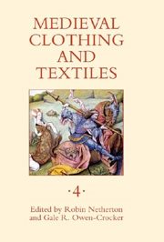 Imagen del vendedor de Medieval Clothing and Textiles a la venta por GreatBookPrices