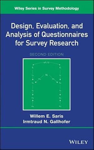 Immagine del venditore per Design, Evaluation, and Analysis of Questionnaires for Survey Research venduto da GreatBookPrices