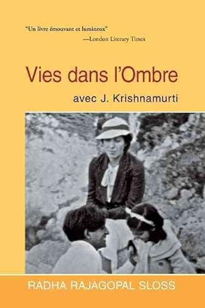 Bild des Verkufers fr Vies Dans L'ombre Avec J. Krishnamurti -Language: French zum Verkauf von GreatBookPrices
