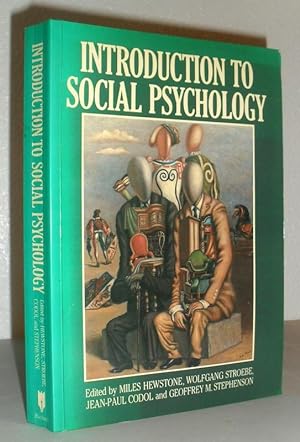 Bild des Verkufers fr Introduction to Social Psychology - A European Perspective zum Verkauf von Washburn Books