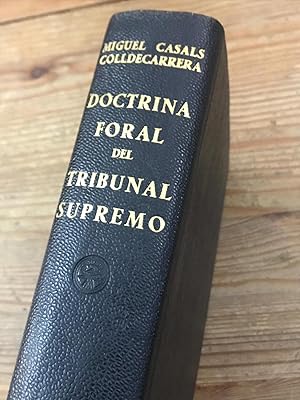 Image du vendeur pour DOCTRINA FORAL DEL TRIBUNAL SUPREMO : mis en vente par LA TIENDA DE PACO