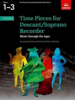 Imagen del vendedor de Time Pieces for Descant/Soprano Recorder, Vol. 1 a la venta por GreatBookPrices