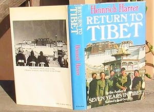 Imagen del vendedor de Return To Tibet -- FIRST EDITION a la venta por JP MOUNTAIN BOOKS