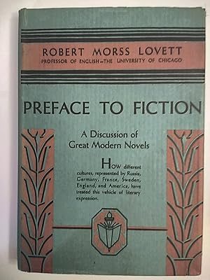 Imagen del vendedor de Preface to Fiction: Discussion of Great Modern Novels a la venta por Early Republic Books