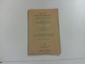 Archiv der Pharmazie und Berichte der Deutschen Pharmazeutischen Gesellschaft. Heft . - Februar 1...