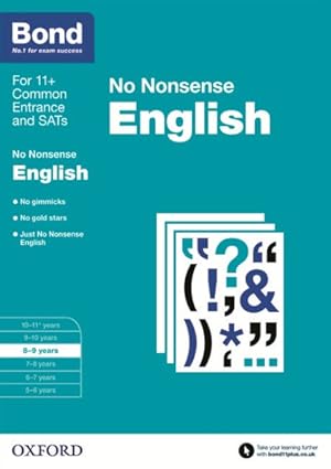 Immagine del venditore per Bond: English: No Nonsense : 8-9 Years venduto da GreatBookPrices