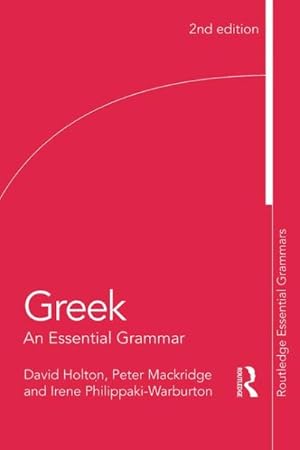 Immagine del venditore per Greek : An Essential Grammar venduto da GreatBookPrices
