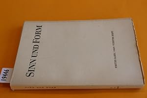 Sinn und Form. Beiträge zur Literatur. 1. Jahr/ 1949/ 4. Heft