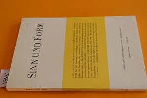 Sinn und Form. Beiträge zur Literatur. 53. Jahr/ 2001/ 1. Heft