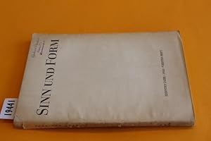 Sinn und Form. Beiträge zur Literatur. 10. Jahr/ 1958/ 4. Heft