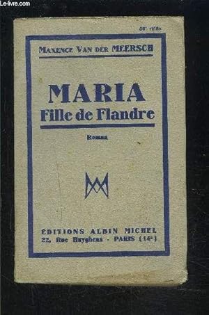 Seller image for Maria Fille De Flandre for sale by Des livres et nous